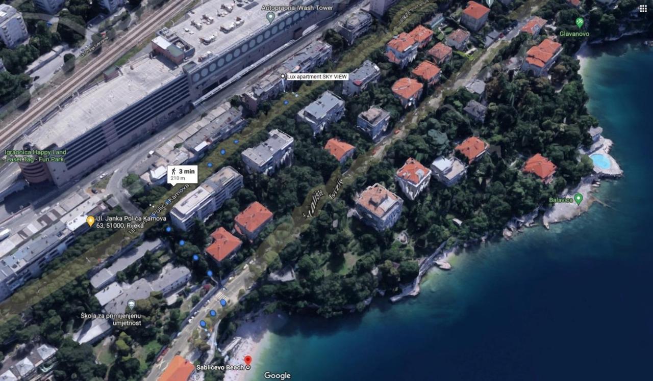Lux Apartment Sky View Rijeka Ngoại thất bức ảnh