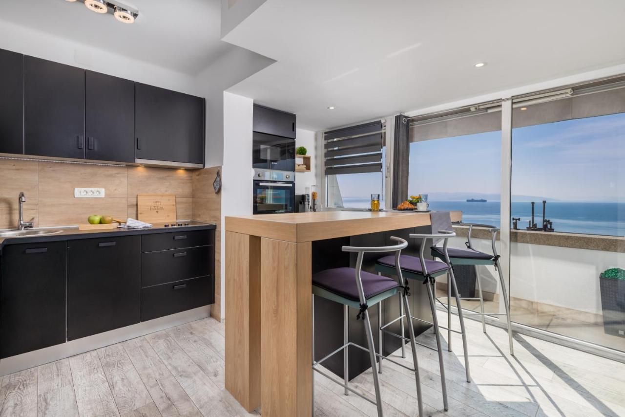 Lux Apartment Sky View Rijeka Ngoại thất bức ảnh